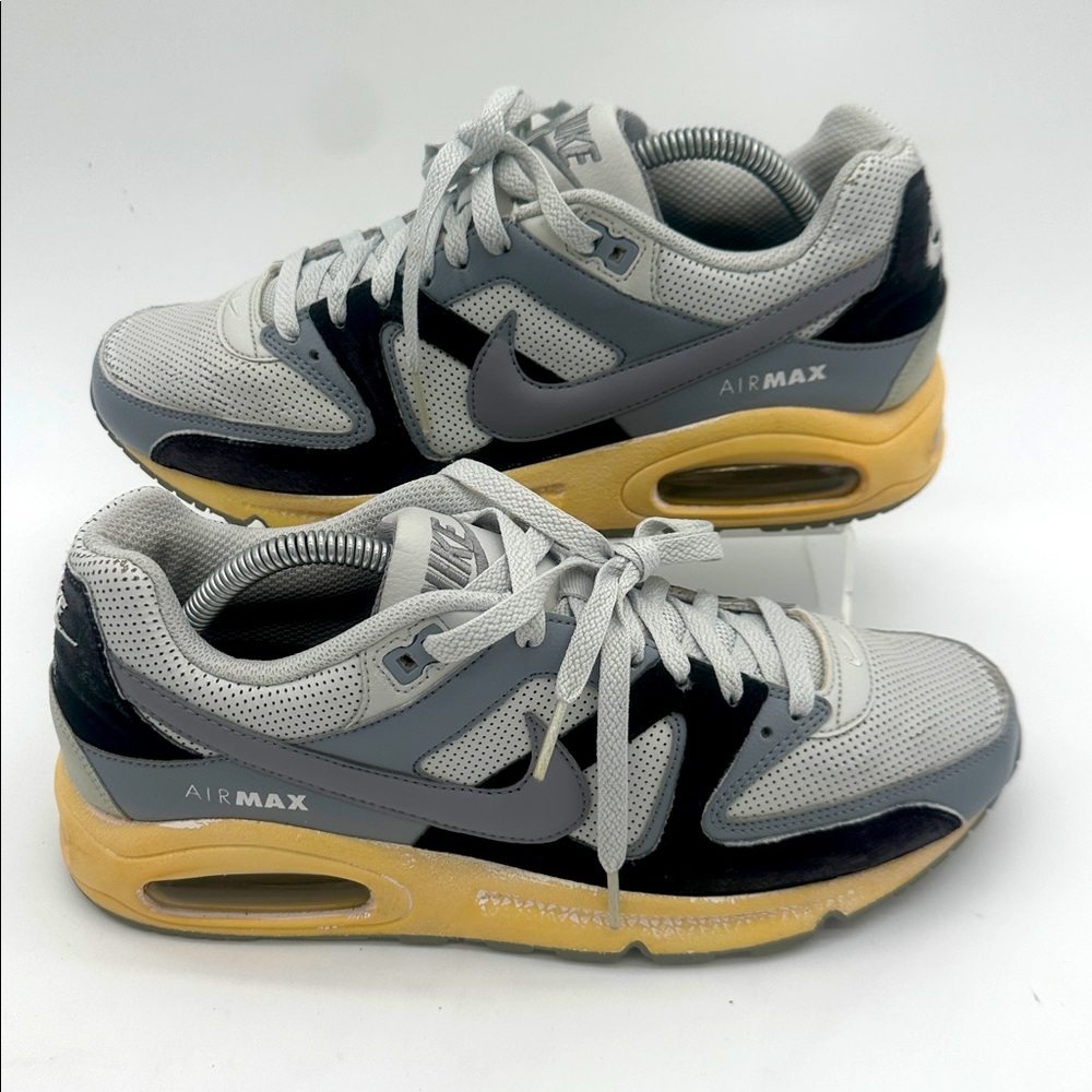 Women’s Nike Air Max Command Gray White Black 409998-099 Size 9.0